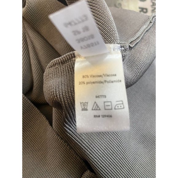 Venus Large Gray Hold You In Bodycon Sleeveless Bandage Dress Cut Out Front 9325 - Picture 7 of 7